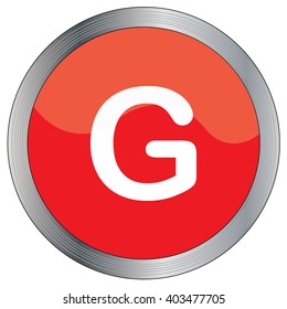 An Icon Illustration Isolated on a Background - G