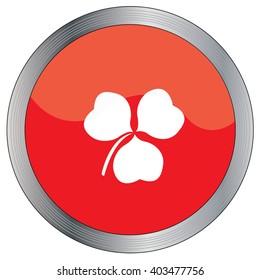 An Icon Illustration Isolated on a Background - Leaf