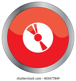 An Icon Illustration Isolated on a Background - CD