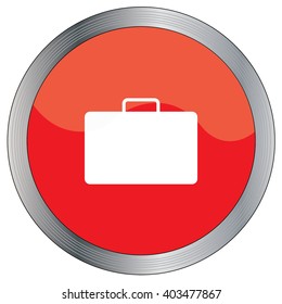 An Icon Illustration Isolated on a Background - Briefcase