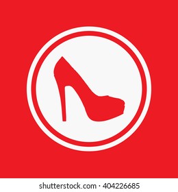 An Icon Illustration Isolated on a Background - Stiletto