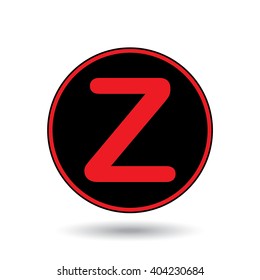 An Icon Illustration Isolated on a Background - Z
