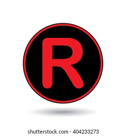 An Icon Illustration Isolated on a Background - R