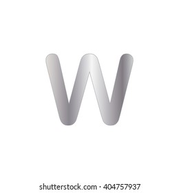An Icon Illustration Isolated on a Background - W