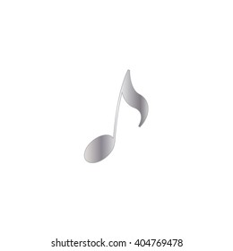 An Icon Illustration Isolated on a Background - Musical Note