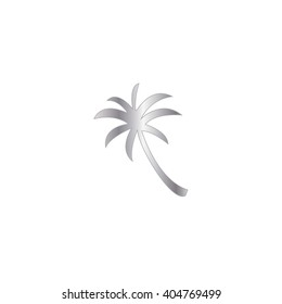 An Icon Illustration Isolated on a Background - Palm Tree