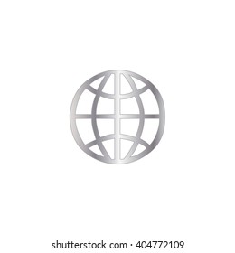 An Icon Illustration Isolated on a Background - Globe
