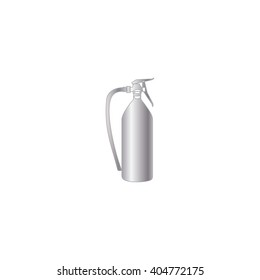 An Icon Illustration Isolated on a Background - Fire Extinguisher