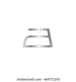 An Icon Illustration Isolated on a Background - Iron