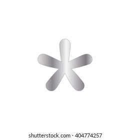 An Icon Illustration Isolated on a Background - Asterisk