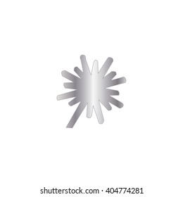 An Icon Illustration Isolated on a Background - Explosion