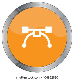 An Icon Illustration Isolated on a Background - Anchor Point