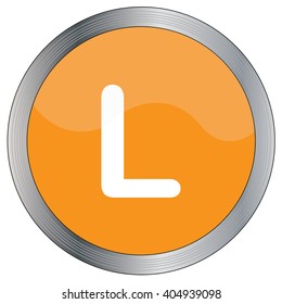 An Icon Illustration Isolated on a Background - L