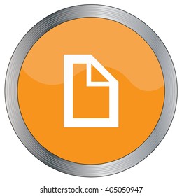 An Icon Illustration Isolated on a Background - Document