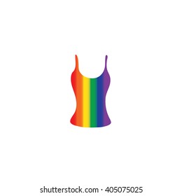 An Icon Illustration Isolated on a Background - Vest Top