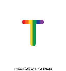 An Icon Illustration Isolated on a Background - T