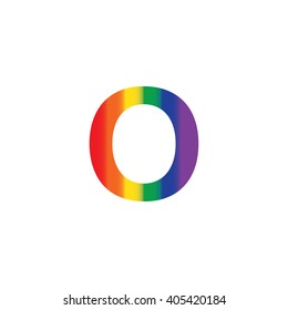 An Icon Illustration Isolated on a Background - O