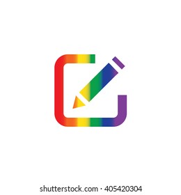 An Icon Illustration Isolated on a Background - Pen