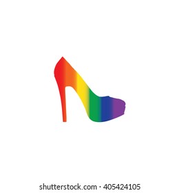 An Icon Illustration Isolated on a Background - Shoes