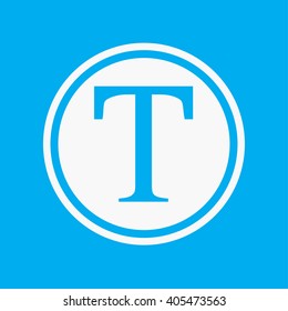 An Icon Illustration Isolated on a Background - Text