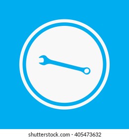 An Icon Illustration Isolated on a Background - Spanner