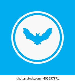 An Icon Illustration Isolated on a Background - Bat