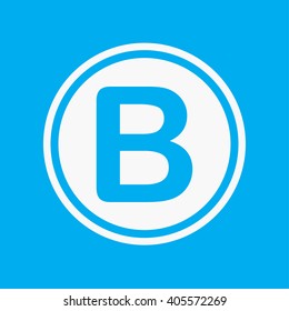An Icon Illustration Isolated on a Background - B