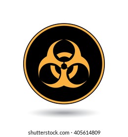 An Icon Illustration Isolated on a Background - Radio Active