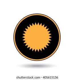 An Icon Illustration Isolated on a Background - Speech Bubble