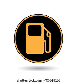 An Icon Illustration Isolated on a Background - Petrol Pump