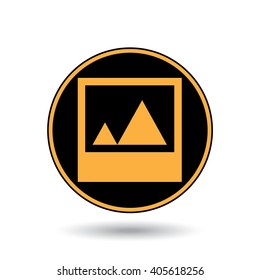 An Icon Illustration Isolated on a Background - Picture