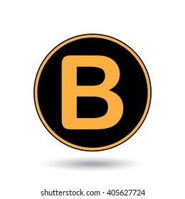 An Icon Illustration Isolated on a Background - B