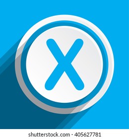 An Icon Illustration Isolated on a Background - X