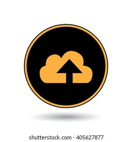 An Icon Illustration Isolated on a Background - Cloud