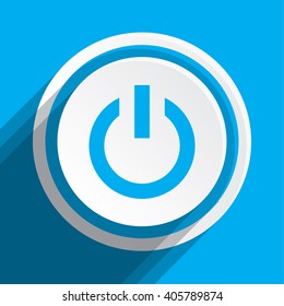An Icon Illustration Isolated on a Background - Power