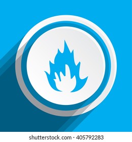 An Icon Illustration Isolated on a Background - Fire