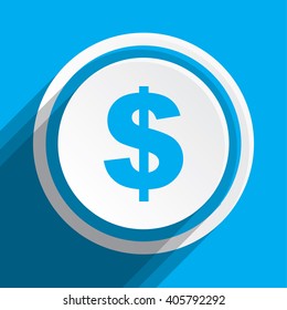 An Icon Illustration Isolated on a Background - Dollar