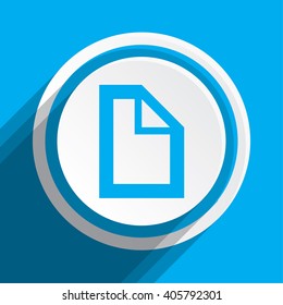 An Icon Illustration Isolated on a Background - Document