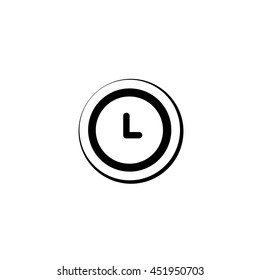 An Icon Illustration Isolated on a Background - Clock