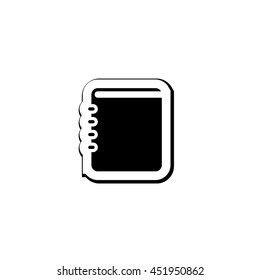 An Icon Illustration Isolated on a Background - Phonebook