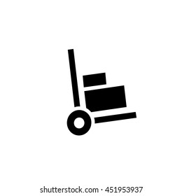 An Icon Illustration Isolated on a Background - Truck