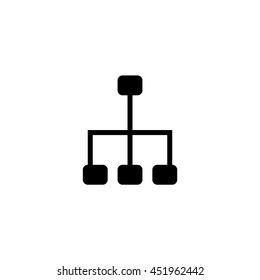 An Icon Illustration Isolated on a Background - Network