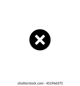 An Icon Illustration Isolated on a Background - Round Cross