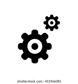 An Icon Illustration Isolated on a Background - Cogs