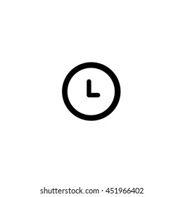 An Icon Illustration Isolated on a Background - Clock