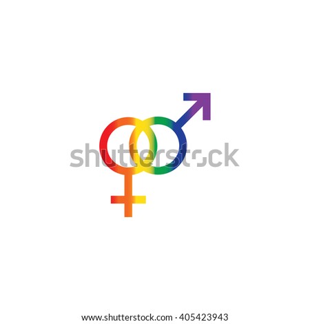 An Icon Illustration Isolated on a Background - Hetrosexual