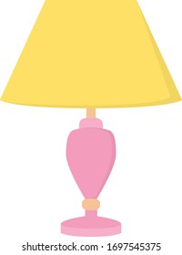 An icon illustration of a Lamp