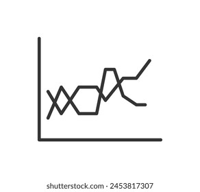 Symboldarstellung eines Liniendiagramms