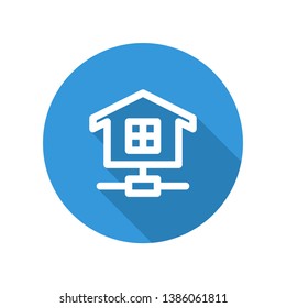 Icon illustration for local network