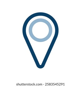 Icon illustration of a map pin
